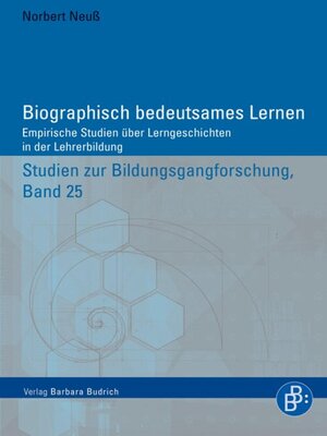 cover image of Biographisch bedeutsames Lernen